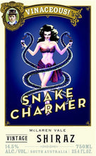 Load image into Gallery viewer, VINACEOUS "SNAKE CHARMER" Shiraz 2018   (750ml)