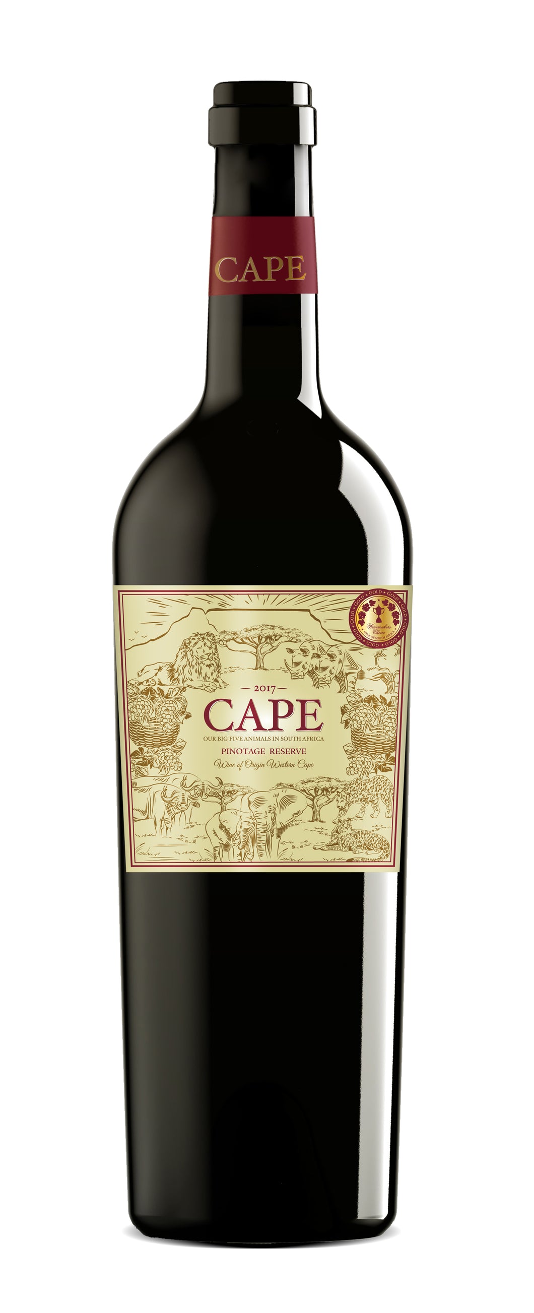 CAPE Reserve Pinotage '17     (750ml)